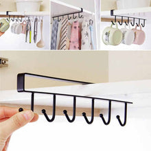 Load image into Gallery viewer, 2 PCS Hooks Storage Rack Cup Towel Hanging Holder Bathroom Kitchen Cabinet Organizer