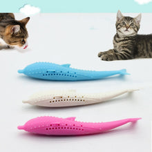 Load image into Gallery viewer, Catnip Cat Teeth Cleaning Silicone Dolphin Toy