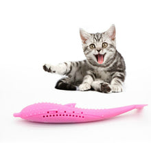Load image into Gallery viewer, Catnip Cat Teeth Cleaning Silicone Dolphin Toy