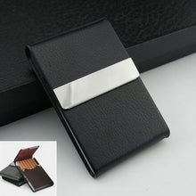 Load image into Gallery viewer, PU Cigarette Pack Creative Business Card Holder Men And Women Thin Cigarette Case