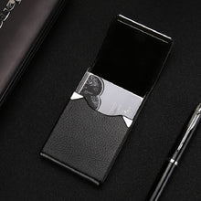 Load image into Gallery viewer, PU Cigarette Pack Creative Business Card Holder Men And Women Thin Cigarette Case