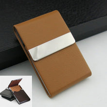 Load image into Gallery viewer, PU Cigarette Pack Creative Business Card Holder Men And Women Thin Cigarette Case