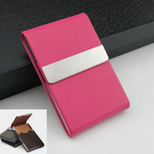 Load image into Gallery viewer, PU Cigarette Pack Creative Business Card Holder Men And Women Thin Cigarette Case