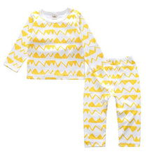 Load image into Gallery viewer, Children Cartoon Cotton Underwear Care Belly Pajamas Set, S, M, L, XL, XXL