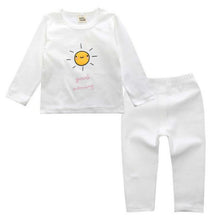 Load image into Gallery viewer, Children Cartoon Cotton Underwear Care Belly Pajamas Set, S, M, L, XL, XXL