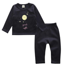 Load image into Gallery viewer, Children Cartoon Cotton Underwear Care Belly Pajamas Set, S, M, L, XL, XXL