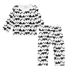 Load image into Gallery viewer, Children Cartoon Cotton Underwear Care Belly Pajamas Set, S, M, L, XL, XXL