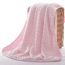Load image into Gallery viewer, Spring and Autumn Double Layer Baby Knitted Fleece Blanket Bedding