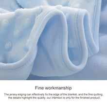 Load image into Gallery viewer, Spring and Autumn Double Layer Baby Knitted Fleece Blanket Bedding