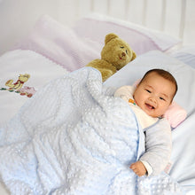 Load image into Gallery viewer, Spring and Autumn Double Layer Baby Knitted Fleece Blanket Bedding