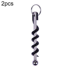 Load image into Gallery viewer, 2 PCS Outdoor Creative Corkscrew Pocket Red Wine Tool, Key Ring