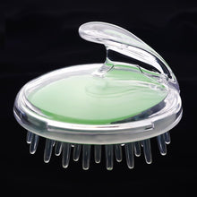 Load image into Gallery viewer, Household Head Hand-held Silicone PVC Massage Brush, Green, Red, Blue