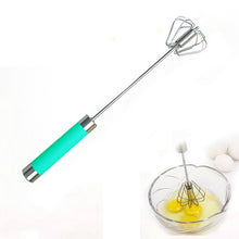 Load image into Gallery viewer, Stainless Steel Semi-automatic Stirring Press Rotary Egg Beater, 30cm, Random Color Delivery, Egg Beater