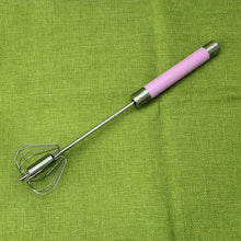 Load image into Gallery viewer, Stainless Steel Semi-automatic Stirring Press Rotary Egg Beater, 30cm, Random Color Delivery, Egg Beater