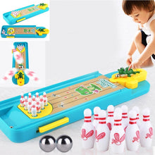 Load image into Gallery viewer, Children Mini Desktop Bowling Toy Set Multicolor Indoor Education Board Game