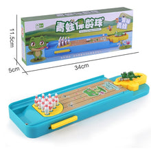 Load image into Gallery viewer, Children Mini Desktop Bowling Toy Set Multicolor Indoor Education Board Game