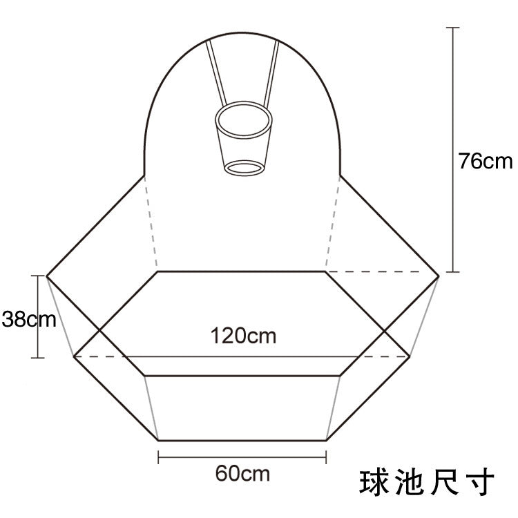 Kids Indoor Outdoor Safe Tent Children Foldable Playpens Game Cartoon Throwing Basketball Pool For Kids