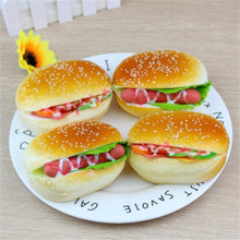 Load image into Gallery viewer, Cute Hamburger Squishy Slow Rising Cream Scented Decompression Toys Decoration Squeeze Children Toy