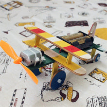 Load image into Gallery viewer, Children Technology Small Production DIY Electric Taxi Aircraft Model Handmade Materials Teaching Toys