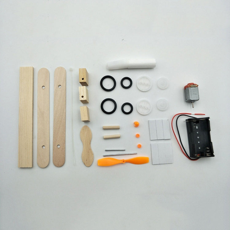 Children Technology Small Production DIY Electric Taxi Aircraft Model Handmade Materials Teaching Toys