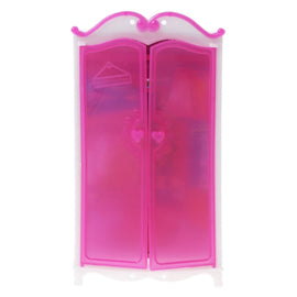Princess Furniture Wardrobe Dolls Toys Doll House Closet Toys Accessories