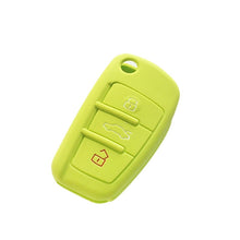 Load image into Gallery viewer, 2 PCS Car Key Cover Silicone Flip Key Remote Holder Case Cover for Audi Q3 A3 A1, Black, Green, Pink, Blue, Red