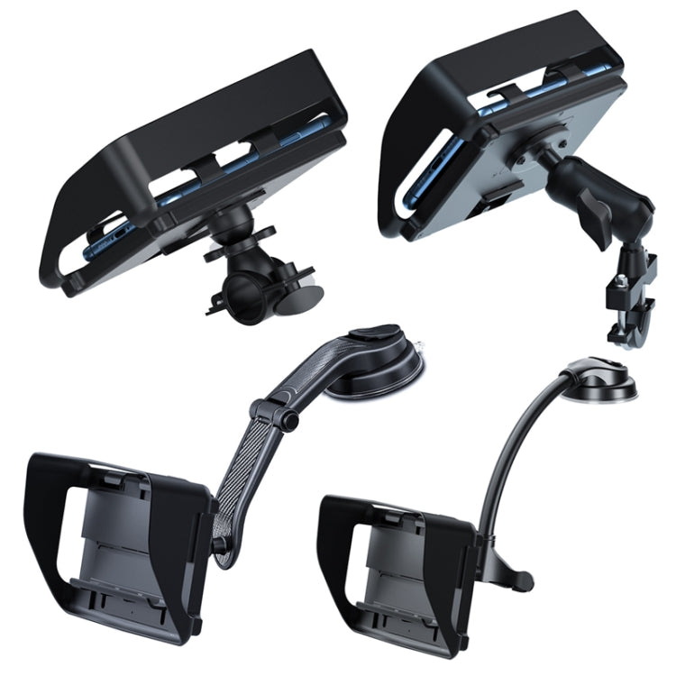 Off-road Car Sun Visor Mobile Phone Navigation Bracket, Classic Handle Type, Universal Adjustment Handle Type, Instrument Panel Jointst Type, Instrument Panel Hose Type