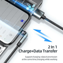 Load image into Gallery viewer, CC57 540 Degrees Rotary Magnetic Fast Charging Data Cable, 1m + 8 Pin + Type-C/USB-C + Micro USB + Red, 1m + Type-C/USB-C + Micro USB + Black, 2m + Type-C/USB-C + Micro USB + Red, 2m + Type-C/USB-C + Micro USB + Black