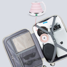 Load image into Gallery viewer, Portable Folding Silicone Intelligent Constant Temperature Travel Camping Electric Kettle, US Plug, EU Plug, UK Plug