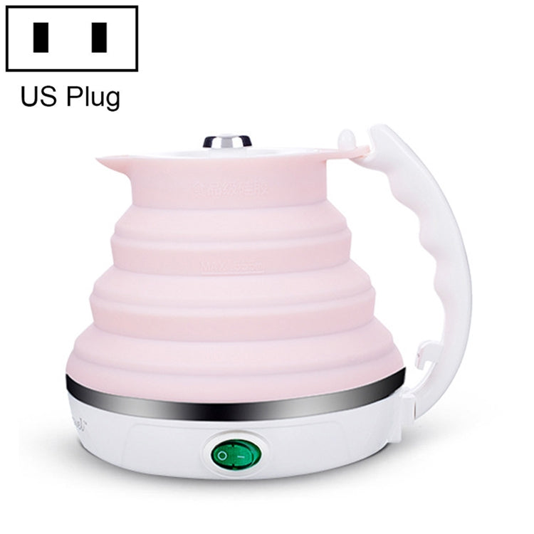 Portable Folding Silicone Intelligent Constant Temperature Travel Camping Electric Kettle, US Plug, EU Plug, UK Plug