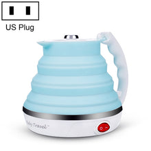 Load image into Gallery viewer, Portable Folding Silicone Intelligent Constant Temperature Travel Camping Electric Kettle, US Plug, EU Plug, UK Plug