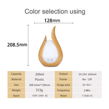 Load image into Gallery viewer, 200ml Ultrasound Air Humidifier Aroma Essential Oil Diffuser 7 Colors LED Night Light Cool Mist Maker, EU Plug, US  Plug, UK  Plug, AU  Plug