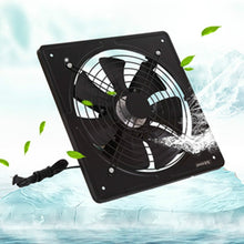 Load image into Gallery viewer, 220V Exhaust Fan High Speed Air Extractor Window Ventilation Fan for Kitchen Ventilator Axial Industrial Wall Fan, 12 inch, 10 inch