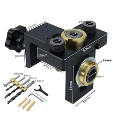 Load image into Gallery viewer, 10 In 1 Straight Hole Punch Locator  Dowels  Locator Furniture Puncher Connector Puncher, Dowels Locator