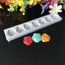 Load image into Gallery viewer, Rose Flower Silicone Mold Fondant Cake Decorating Tools Baking Tools, Rose Flower Shape