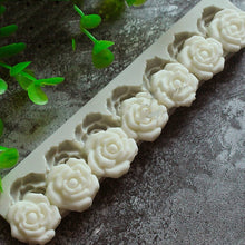 Load image into Gallery viewer, Rose Flower Silicone Mold Fondant Cake Decorating Tools Baking Tools, Rose Flower Shape