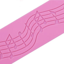 Load image into Gallery viewer, 2 PCS Note Cake Decoration Silicone Mould Fondant Cake Tool Baking DIY Mould, Note Shape