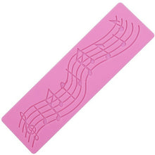 Load image into Gallery viewer, 2 PCS Note Cake Decoration Silicone Mould Fondant Cake Tool Baking DIY Mould, Note Shape