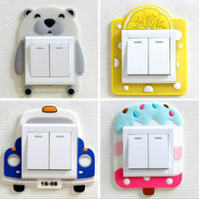 Load image into Gallery viewer, Luminous Switch Stickers Protection Cover Wall Stickers Creative Living Room Bedroom Lamp Wall Socket Decorative Cover