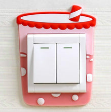 Load image into Gallery viewer, Luminous Switch Stickers Protection Cover Wall Stickers Creative Living Room Bedroom Lamp Wall Socket Decorative Cover
