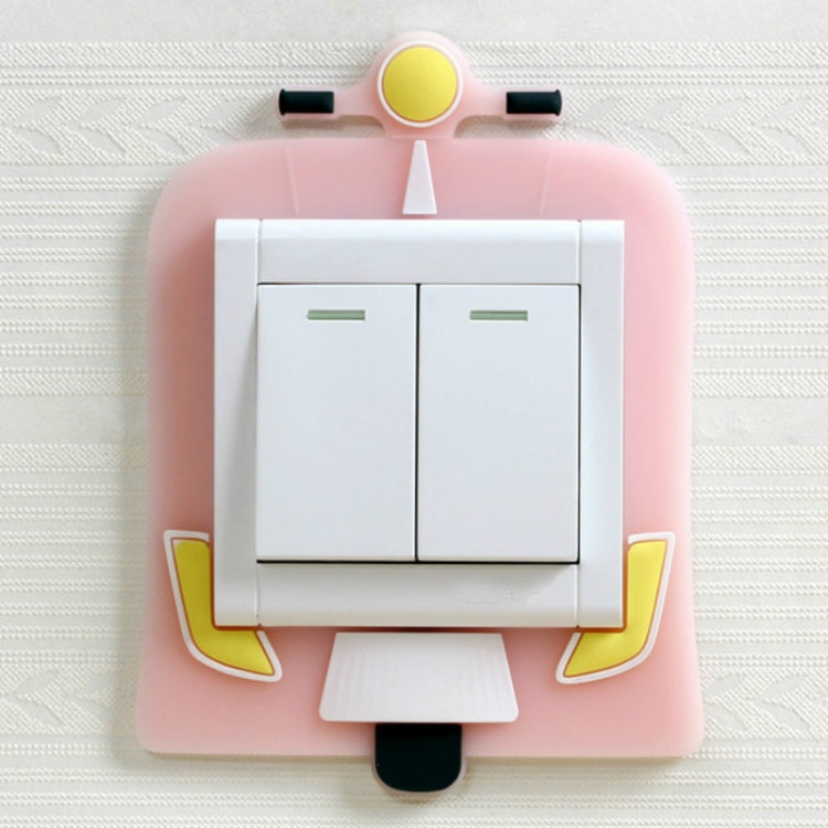 Luminous Switch Stickers Protection Cover Wall Stickers Creative Living Room Bedroom Lamp Wall Socket Decorative Cover