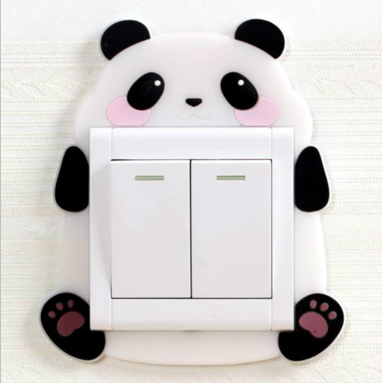 Luminous Switch Stickers Protection Cover Wall Stickers Creative Living Room Bedroom Lamp Wall Socket Decorative Cover