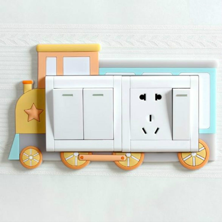 Luminous Switch Stickers Protection Cover Wall Stickers Creative Living Room Bedroom Lamp Wall Socket Decorative Cover