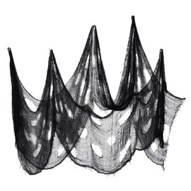 Halloween Horror Decorations Gauze Haunted House Scene Arrangement Props, Black Hole Cloth