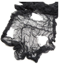 Load image into Gallery viewer, Halloween Horror Decorations Gauze Haunted House Scene Arrangement Props, Tablecloth, Blood Hand Printed Gauze, Black Hole Cloth, Thick Yarn Curtain, Thin Yarn Curtain