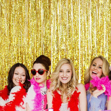 Load image into Gallery viewer, Laser Rain Tinsel Foil Curtain Birthday Party Decoration Tassel Wall,, 1x1m, 1x2m, 1x2.5m, 1x3m, 1x4m