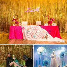 Load image into Gallery viewer, Laser Rain Tinsel Foil Curtain Birthday Party Decoration Tassel Wall,, 1x1m, 1x2m, 1x2.5m, 1x3m, 1x4m