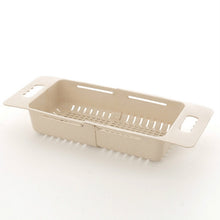 Load image into Gallery viewer, Adjustable Dish Drainer Sink Drain Basket Washing Vegetable Fruit Plastic Drying Rack