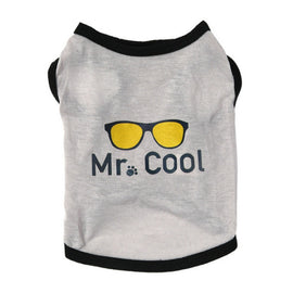 2 PCS Pet Cothing Dog Cat Spring and Summer Thin Cute Vest, XS, S, M, XL