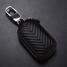 Load image into Gallery viewer, Multifunctional Hook Up Leather Car Key Bag